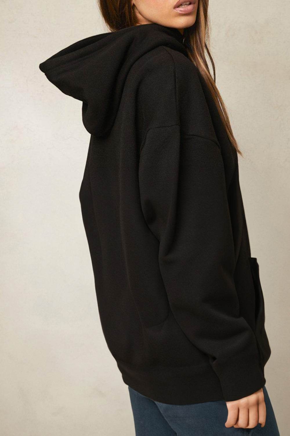 Simply Love Simply Love Full Size Butterfly and Flower Graphic Hoodie - Hovatok