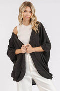 Mittoshop Open Front Batwing Sleeve Cardigan - Hovatok