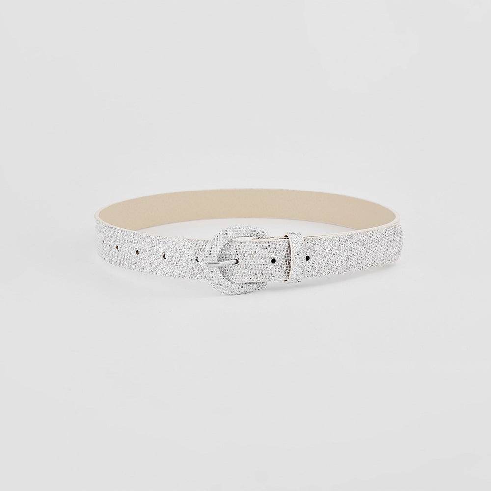 Sequin PU Leather Belt - Hovatok
