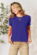 Basic Bae Full Size Round Neck Short Sleeve T-Shirt - Hovatok