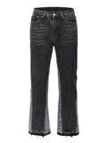 Men's Washed Bootcut Jeans - Hovatok