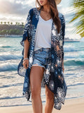 Lovelet Printed Open Front Cover-Up - Hovatok