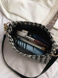 Houndstooth Polyester Handbag - Hovatok