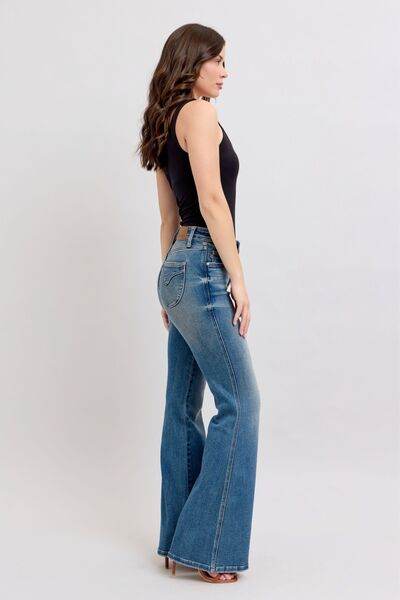 Judy Blue MR Tummy Control Vintage Wash Jeans - Hovatok
