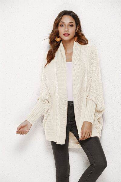 Angel Wings Open Front Batwing Sleeve Cardigan - Hovatok