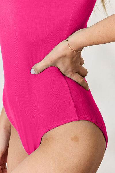 Basic Bae Full Size Round Neck Short Sleeve Bodysuit - Hovatok