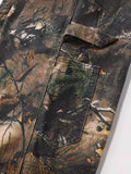 Men's Camouflage Leaf-Print Cargo Jeans - Hovatok