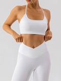 Spaghetti Strap Active Bra - Hovatok
