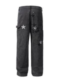 Men's Pocketed Star Jeans - Hovatok