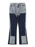 Men's Contrast Washed Bootcut Jeans - Hovatok