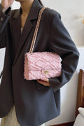 Raw Hem Denim Crossbody Bag - Hovatok