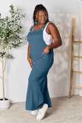 Double Take Full Size Wide Strap Overall with Pockets - Hovatok