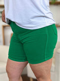 Judy Blue Full Size Tummy Control Garment Dyed Denim Shorts - Hovatok