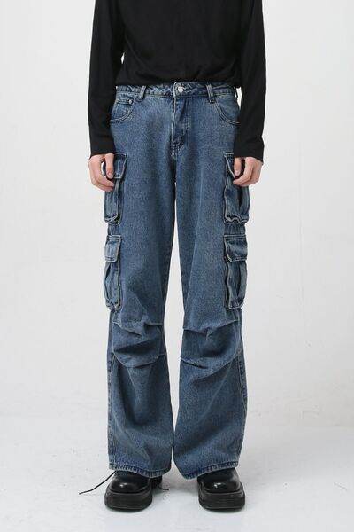 Jeans with Cargo Pockets - Hovatok