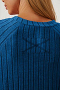 Basic Bae Full Size Ribbed Thumbhole Sleeve T-Shirt - Hovatok