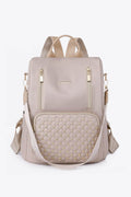 Zipper Pocket Beaded Backpack - Hovatok