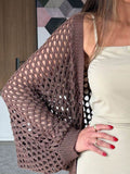 Hollow Out Open Front Cover-Up - Hovatok