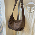 Pleated Dumpling Crossbody Bag - Hovatok