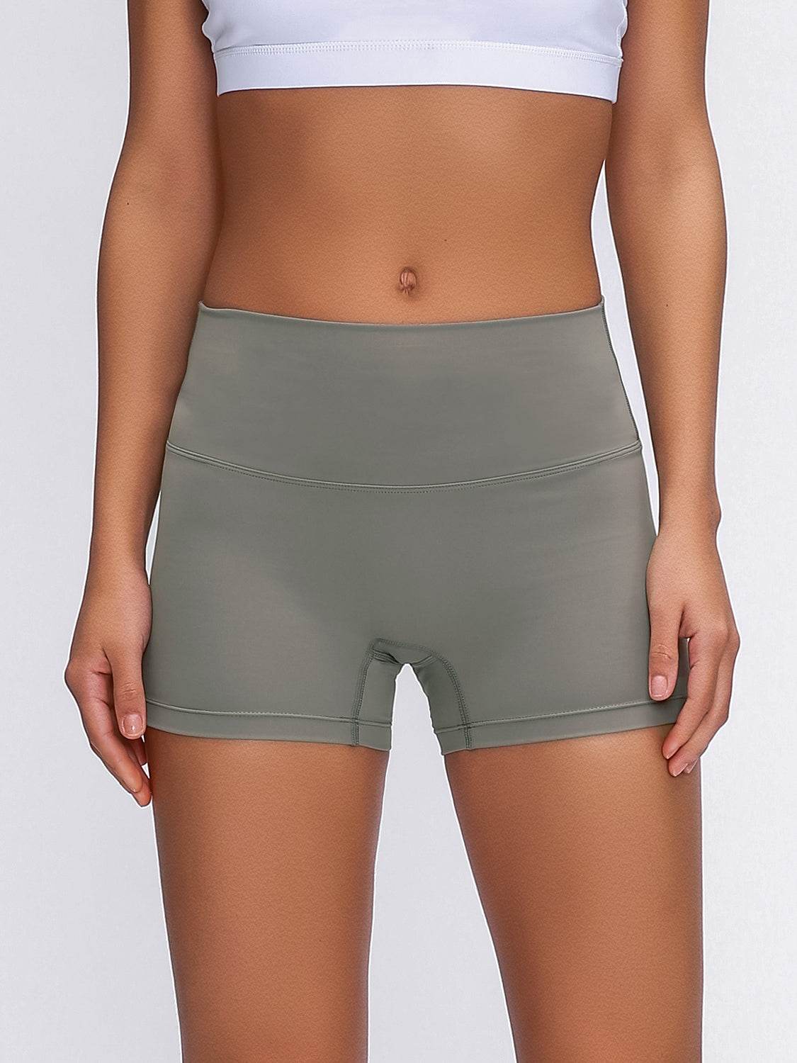 Millennia High Waist Active Shorts - Hovatok