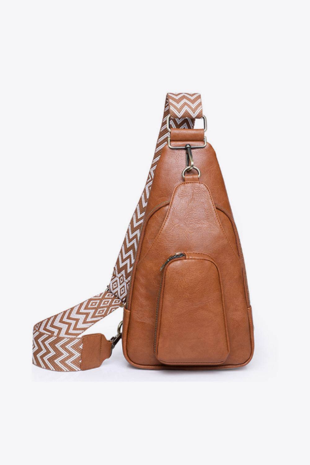 Adored Take A Trip PU Leather Sling Bag - Hovatok