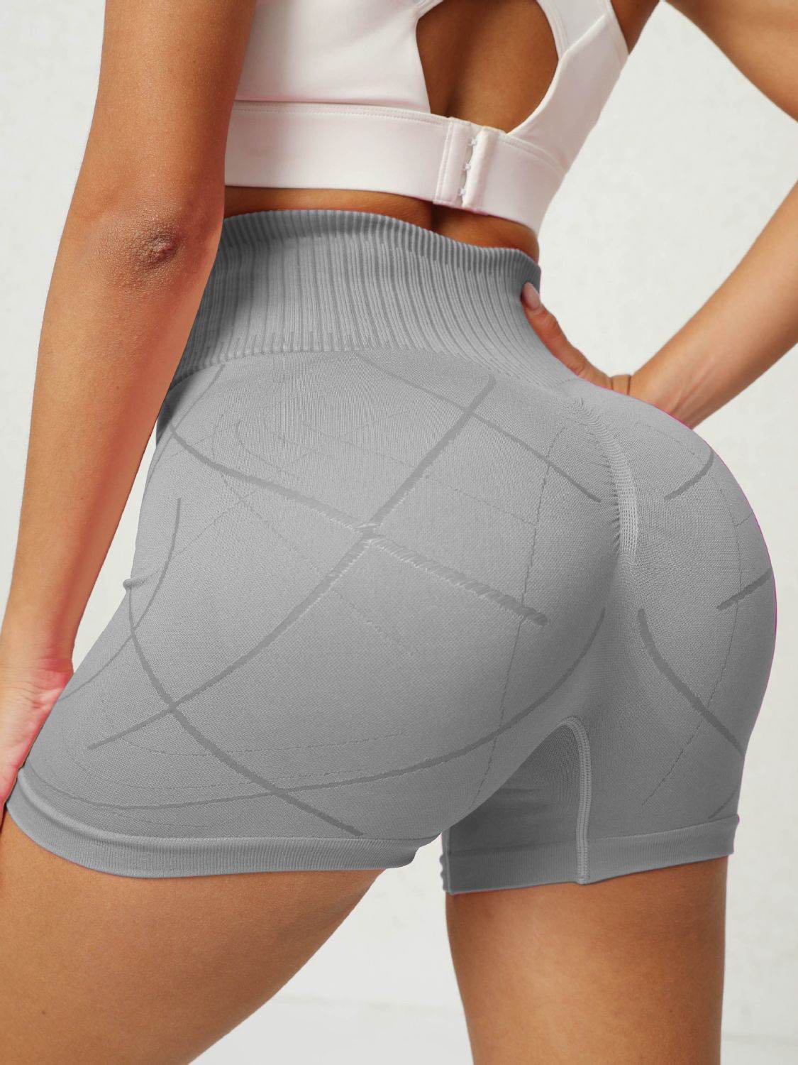 High Waist Active Shorts - Hovatok