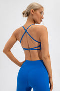 Crisscross Spaghetti Strap Active Cami - Hovatok