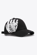 VIBRA Graphic Distressed Adjustable Baseball Cap - Hovatok