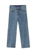 Straight Leg Jeans with Pockets - Hovatok