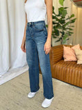 RFM Full Size High Rise Tummy Control Wide Leg Jeans - Hovatok