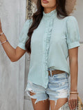 Devine Button Down Striped Short Sleeve Shirt - Hovatok