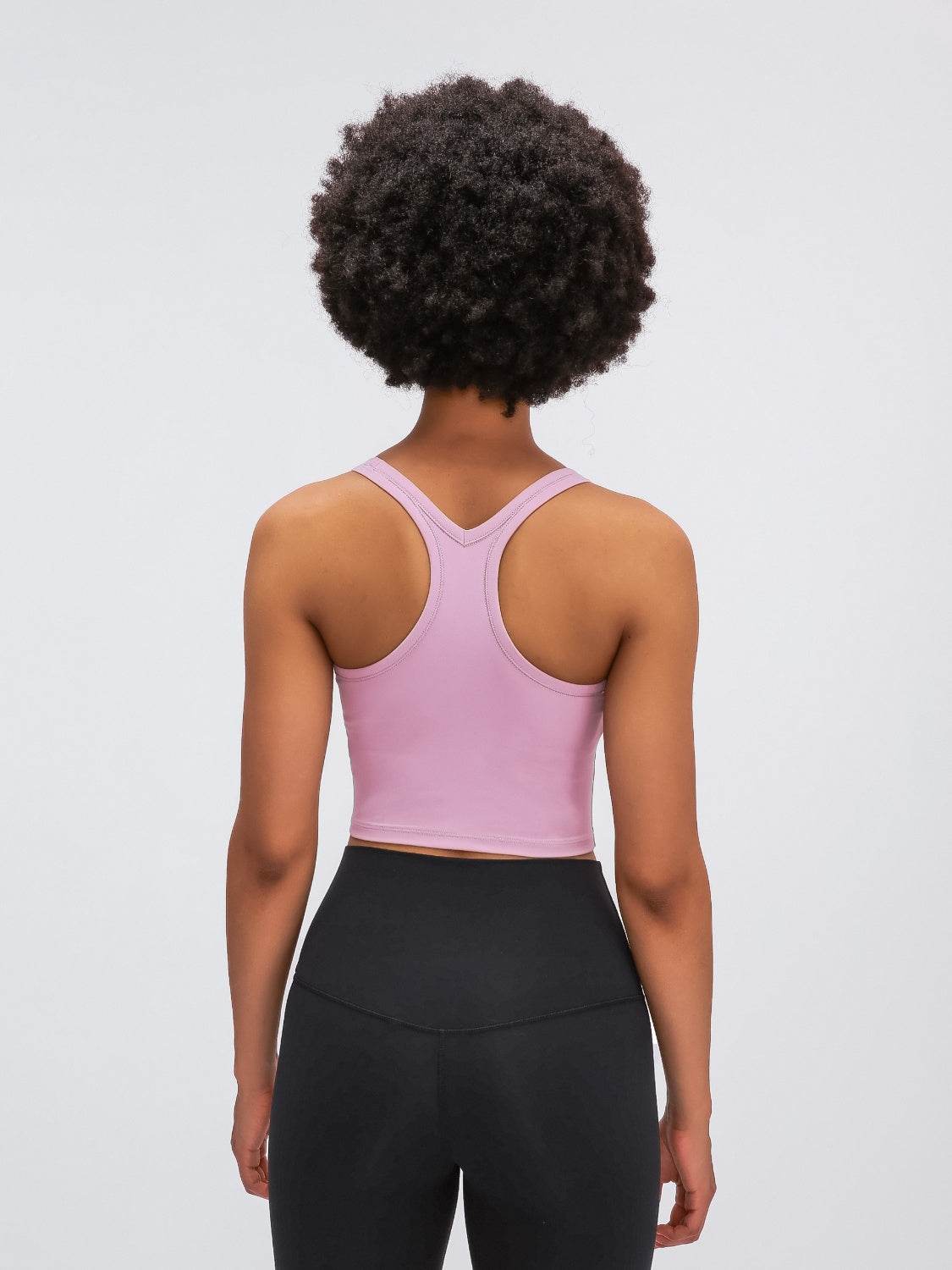 Millennia Scoop Neck Active Tank with Detachable Chest Pads - Hovatok