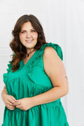 Hailey & Co Play Date Full Size Ruffle Dress - Hovatok