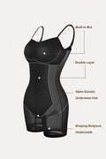 Basic Bae Built-In Shapewear Square Neck Short Sleeve Maxi Dress - Hovatok