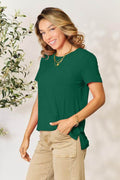 Basic Bae Full Size Round Neck Short Sleeve T-Shirt - Hovatok