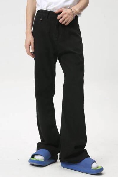 Mid Rise Jeans with Pockets - Hovatok