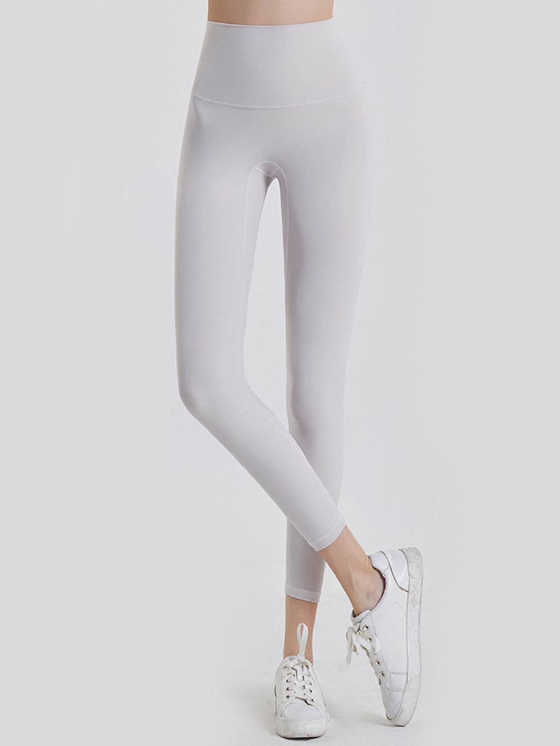 Wide Waistband Sports Leggings - Hovatok