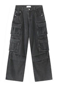 Men's Multi-Pocket Pleated Cargo Jeans - Hovatok