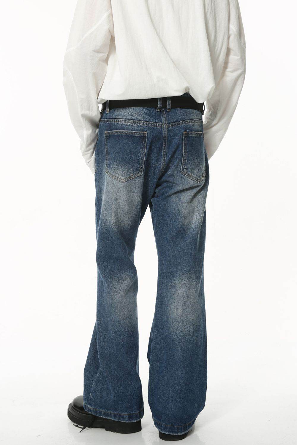 Washed Jeans with Pockets - Hovatok