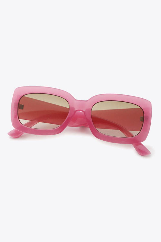Polycarbonate Frame Rectangle Sunglasses - Hovatok