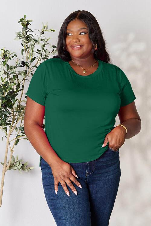 Basic Bae Full Size Round Neck Short Sleeve T-Shirt - Hovatok