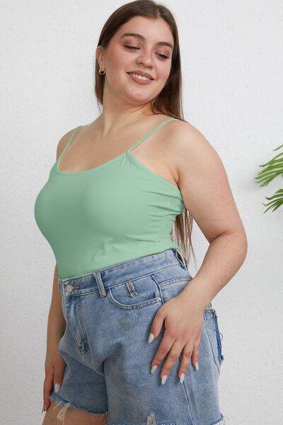 Basic Bae Full Size Round Neck Slim Cami - Hovatok