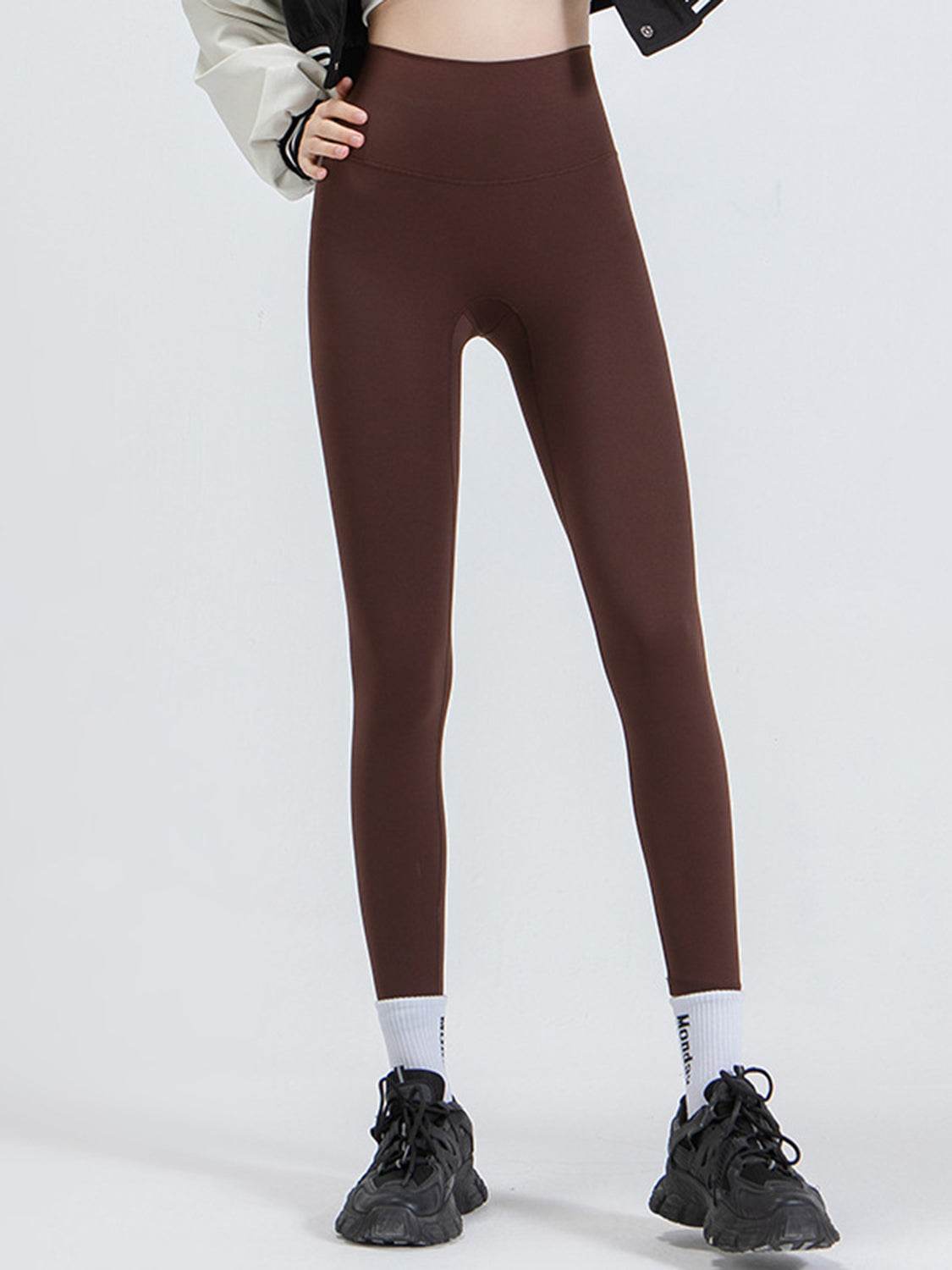 Wide Waistband Sports Leggings - Hovatok