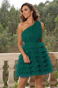 One-Shoulder Sleeveless Dress - Hovatok