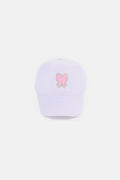 Zenana Ribbon Bow Chenille Patch Baseball Cap - Hovatok
