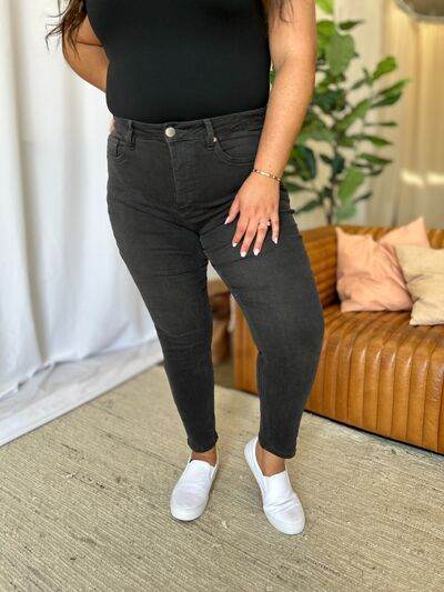 RFM Full Size High Rise Tummy Control Skinny Jeans - Hovatok