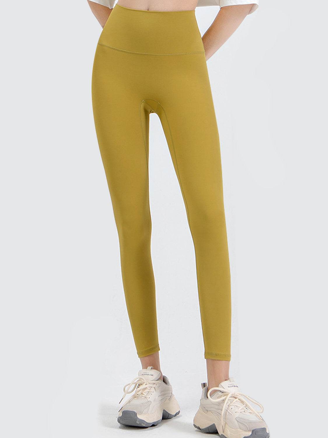 Wide Waistband Sports Leggings - Hovatok