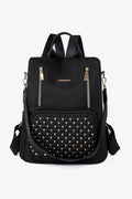 Zipper Pocket Beaded Backpack - Hovatok