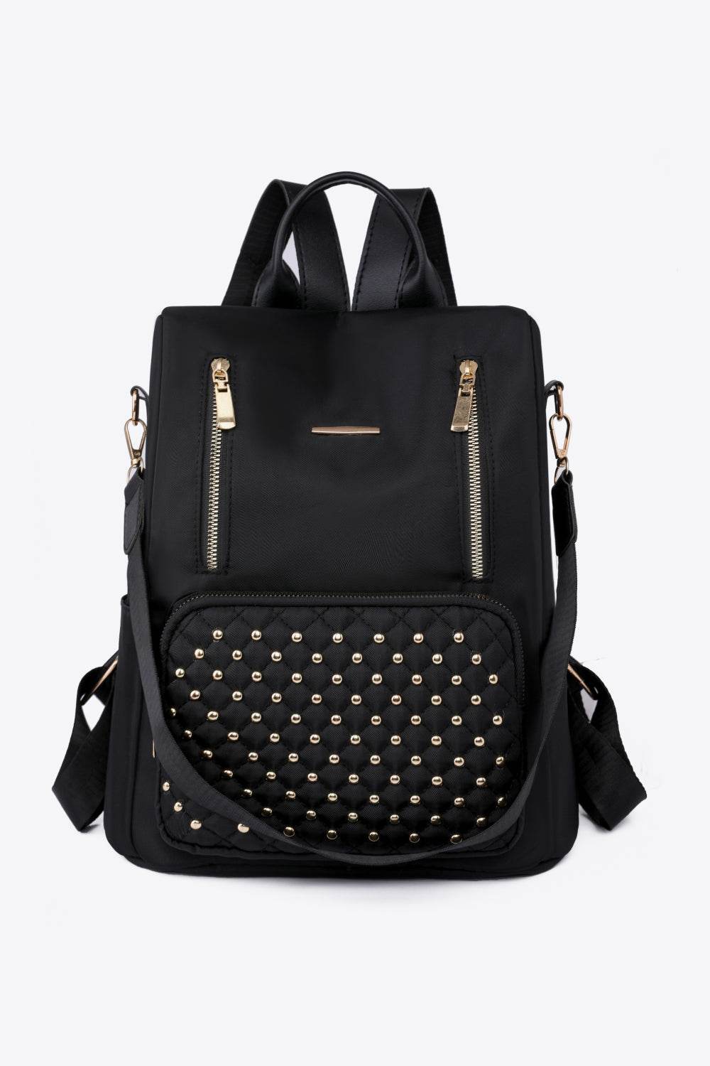 Zipper Pocket Beaded Backpack - Hovatok