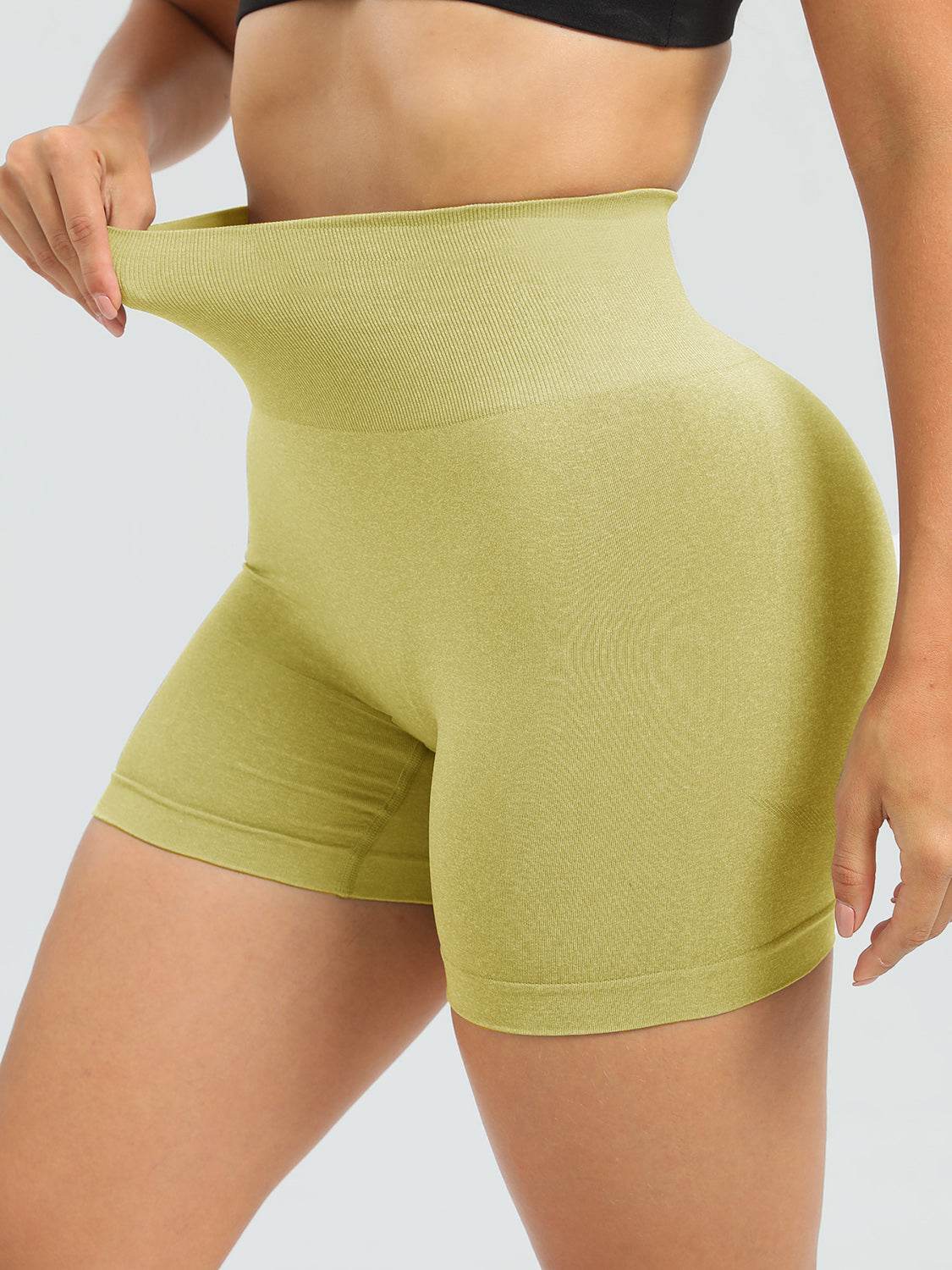 High Waist Active Shorts - Hovatok