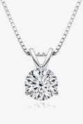 Adored Show Off 1 Carat Moissanite Pendant Necklace - Hovatok